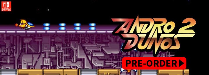 Andro Dunos 2, Andro Dunos, Pixel Heart, arcade, shooter, price, pre-order, gameplay, Nintendo Switch, Switch