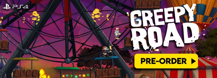 Creepy Road, Creepyroad, Red Art Games, PS4, PlayStation 4, Europe, release date, screenshots, gameplay, price, trailer, pre-order now, Groovy Milk, physical release, physical edition