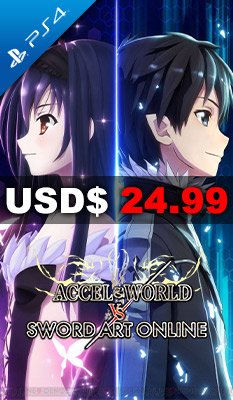 ACCEL WORLD VS. SWORD ART ONLINE Bandai Namco Games