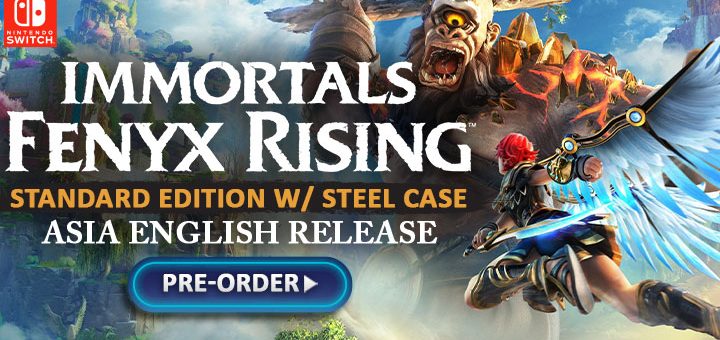 Gods and Monsters, Immortals Fenyx Rising, Immortals: Fenyx Rising (English), Immortals: Fenyx Rising English, Standard Edition, release date, gameplay, features, price, Nintendo Switch, Switch, trailer, Ubisoft, Asia English, Asia, Immortals: Fenyx Rising w/ Steel Case