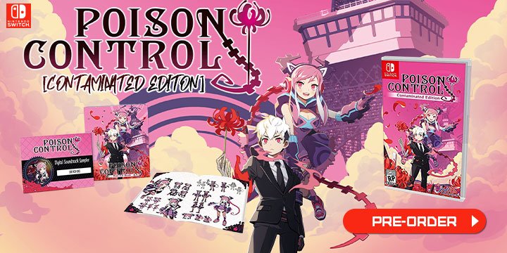 Poison Control [Contaminated Edition], Poison Control, Shoujo Jigoku no Doku Musume, Switch, Nintendo Switch, US, North America, release date, price, pre-order, features, Trailer, Screenshots, NIS America, Poison Control Contaminated Edition