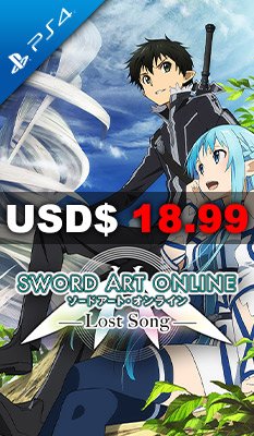 SWORD ART ONLINE: LOST SONG Bandai Namco Games