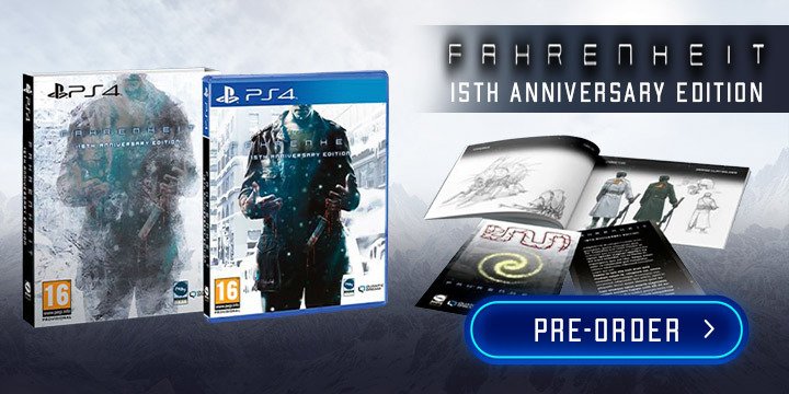 Fahrenheit 15th Anniversary Edition, Fahrenheit, Indigo Prophecy, Quantic Dream, Meridiem Games, PS4, PlayStation 4, release date, features, screenshots, Europe, pre-order, price, physical release