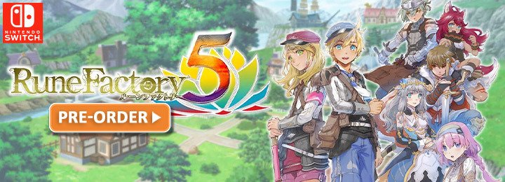 Rune Factory, Rune Factory 5, Nintendo Switch, Switch, Japan, gameplay, features, release date, price, trailer, screenshots, Limited Edition, Standard Edition, news, update
