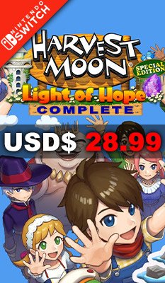 HARVEST MOON: LIGHT OF HOPE [COMPLETE EDITION] Natsume