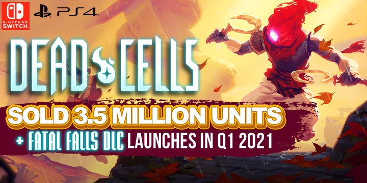 Dead Cells, PS4, Switch, PlayStation 4, Nintendo Switch, US, Europe, gameplay, features, release date, price, trailer, screenshots, update, DLC, sales, Fatal Falls