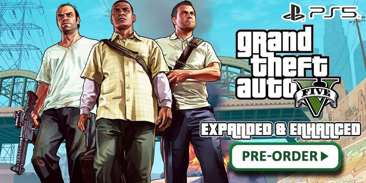 GTA V: Expanded & Enhanced, PS5, PlayStation 5, GTA V, GTA 5, Grand Theft Auto V, US, Europe, Rockstar Games, gameplay, features, release date, price, trailer, screenshots