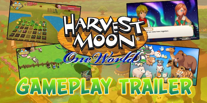 Harvest Moon: One Trailer Pre-order | World Now! Gameplay