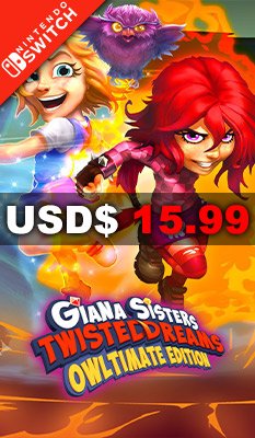 GIANA SISTERS: TWISTED DREAMS [OWLTIMATE EDITION] THQ Nordic