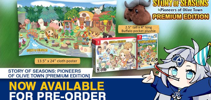 Story of Seasons, Marvelous, Story of Seasons: Pioneers of Olive Town, gameplay, features, release date, price, trailer, screenshots, Switch, Nintendo Switch, update, Japan, US, Asia, Europe, Premium Edition