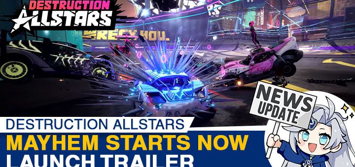 Destruction Allstars, Destruction AllStars, release date, gameplay, features, price, PS5, PlayStation 5, trailer, Lucid Games, Sony Interactive Entertainment, North America, Europe, Asia, Japan, news, update, Mayhem Starts Now Trailer, Launch Trailer