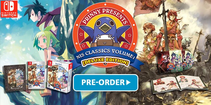 Prinny Presents NIS Classics Volume 1 [Deluxe Edition], Prinny Presents NIS Classics Volume 1 Deluxe Edition, Phantom Brave The Hermuda Triangle Remastered, Soul Nomad & the World Eaters, Switch, Nintendo Switch, US, North America, release date, price, pre-order, features, Screenshots, Prinny Presents NIS Classics Volume 1, Prinny Presents NIS Classics Volume 1: Phantom Brave: The Hermuda Triangle Remastered & Soul Nomad & the World Eaters Deluxe Edition