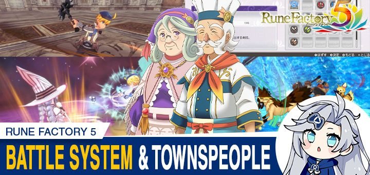Rune Factory, Rune Factory 5, Nintendo Switch, Switch, Japan, gameplay, features, release date, price, trailer, screenshots, Limited Edition, Standard Edition, news, update, battle System, Combat, Townspeople