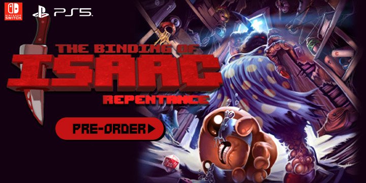 The Binding Of Isaac: Repentance, Nintendo Switch