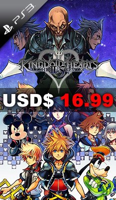 Kingdom Hearts HD 2.5 ReMIX (Greatest Hits) Square Enix