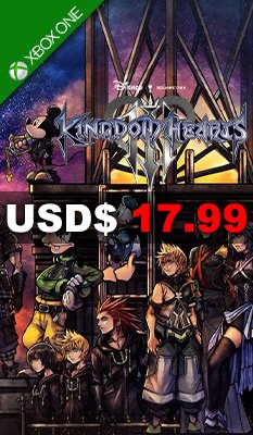 Kingdom Hearts III Square Enix Compatible with Xbox One™ (XONE™)