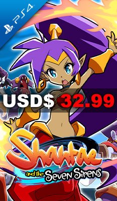 Shantae and the Seven Sirens (English) Arc System Works