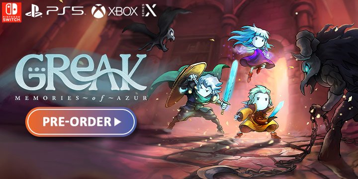 Greak: Memories of Azur, Greak Memories of Azur, Switch, Nintendo Switch, PS5, PlayStation 5, Xbox Series X, XSX, Europe, release date, features, price, screenshots, trailer