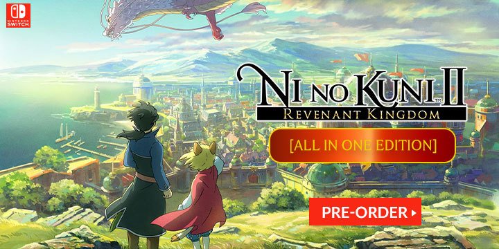 Ni no Kuni II: Revenant Kingdom, Ni no Kuni II, Ni no Kuni, Level 5, Nintendo Switch, Switch, Japan, gameplay, features, release date, price, trailer, screenshots