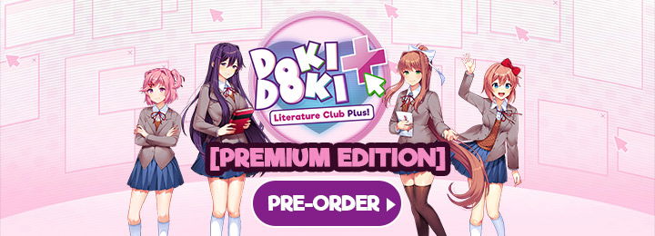 Doki Doki Literature Club Plus! [Premium Edition], Doki Doki Literature Club Plus, Doki Doki, Serenity Forge, Switch, Nintendo Switch, PS4, PS5, PlayStation 4, PlayStation 5, US, North America, release date, features, price, screenshots, trailer, Physical, Doki Doki Literature Club