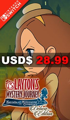 Layton's Mystery Journey: Katrielle and The Millionaires' Conspiracy [Deluxe Edition] Nintendo
