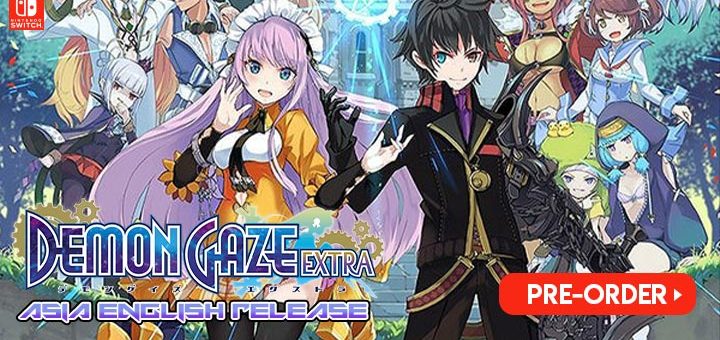 Demon Gaze EXTRA (English), Demon Gaze EXTRA, Demon Gaze, Demon Gaze EXTRA English, Switch, Nintendo Switch, Asia, gameplay, release date, price, trailer, screenshots, Features, Clouded Leopard Entertainment, Kadokawa Games