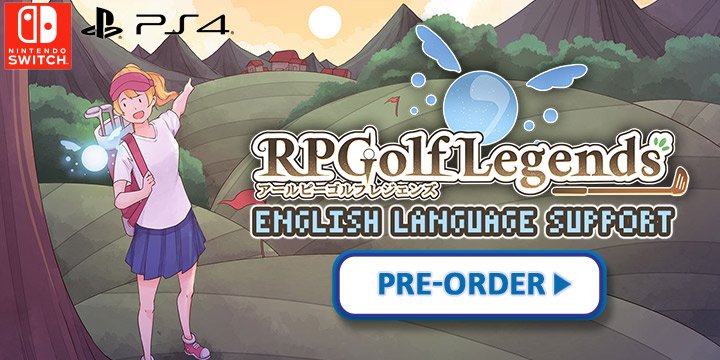 RPGolf Legends (English), RPG Golf Legends, Golf Legends, RPGolf Legends, Kemco, ArticNet, Nintendo Switch, Switch, PS4, PlayStation 4, release date, game overview, pre-order, Japan, price, trailer, screenshots, features