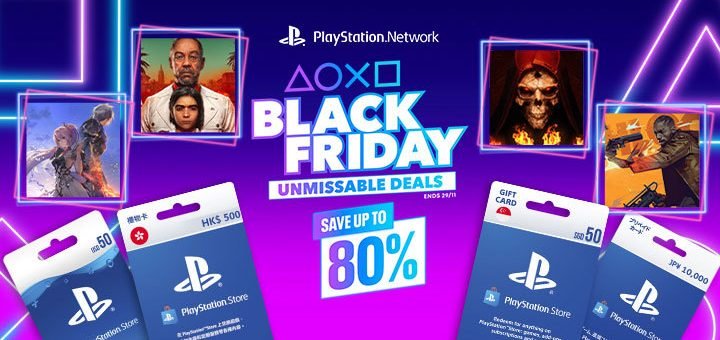 PlayStation Gift Cards Have Gotten a Special Black Friday Discount