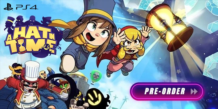 A Hat in Time, Europe, US, North America, PS4, PlayStation 4, release date, price, pre-order now, features, Screenshots, physical, Humble Games, Cheers for Breakfast