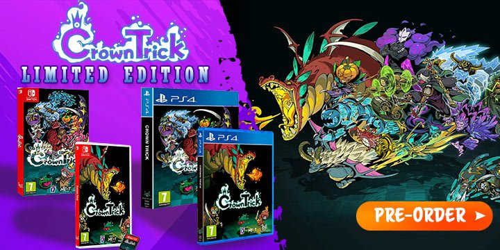 Crown Trick Limited Edition, Crown Trick [Limited Edition], Crown Trick, Europe, Switch, Nintendo Switch, PS4, PlayStation 4, release date, price, pre-order now, features, Screenshots, Team17