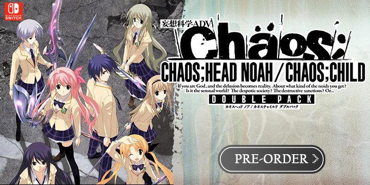 Chaos;Head Noah and Chaos;Child Headed to Switch as Double Pack | The  Otaku's Study