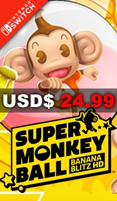 Super Monkey Ball: Banana Blitz HD  Sega