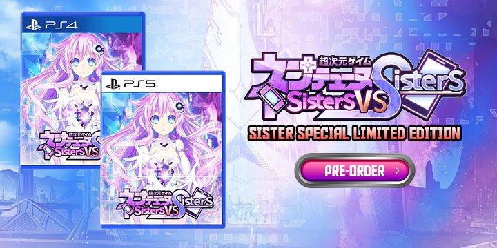 Hyperdimension Neptunia: Sisters vs. Sisters , RPG, PlayStation 4, PlayStation 5, PS4, PS5, PlayStation, release date, trailer, screenshots, pre-order now, Japan