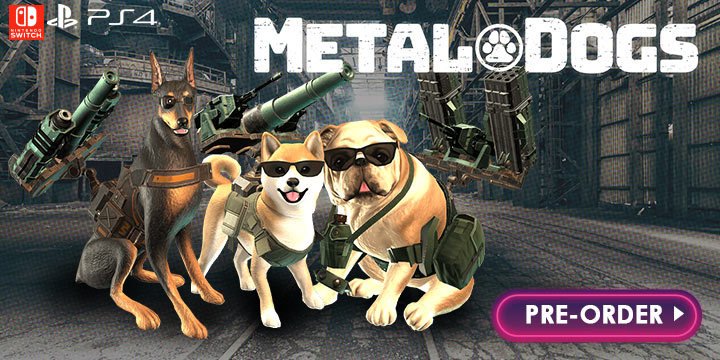 Metal Dog, Shooting, Playstation 4, PS4, Switch, Nintendo Switch, release date, trailer, screenshots, pre-order now, Physical Release, Japan