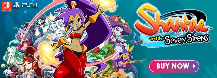 Shantae 5, Shantae and the Seven Sirens, Shantae & 7 Sirens, Switch, Nintendo Switch, Asia, PS4, PlayStation 4, release date, features, price, screenshots, trailer, Gameplay, Asia English, Shantae and the Seven Sirens (English), English, Japan, Update, News, Content Update, Spectacular Superstar