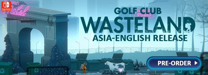 Golf Club: Wasteland, Adventrure, Nintendo Switch, Switch, release date, trailer, screenshots, pre-order now, Japan, English