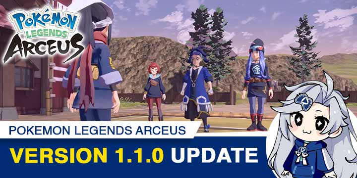 Pokemon Legends: Arceus update out now (version 1.0.1), patch notes