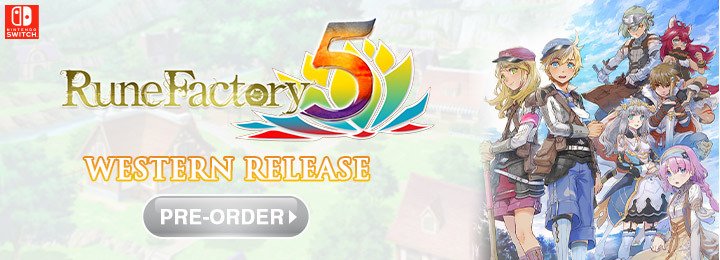 Rune Factory, Rune Factory 5, Nintendo Switch, Switch, Japan, Western regions, US, Europe, gameplay, features, release date, price, trailer, screenshots, update