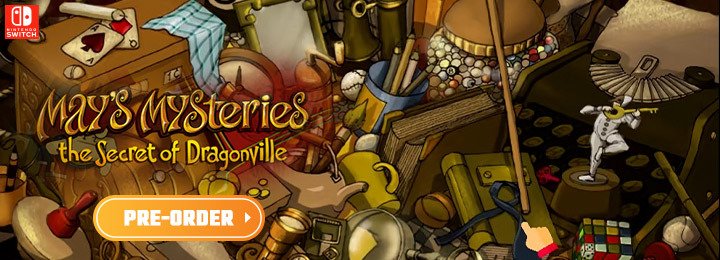 May's Mysteries: The Secret of Dragonville, puzzle, Nintendo Switch, Switch, release date, trailer, screenshots, pre-order now, EU