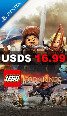 LEGO The Lord of the Rings Warner Home Video Games