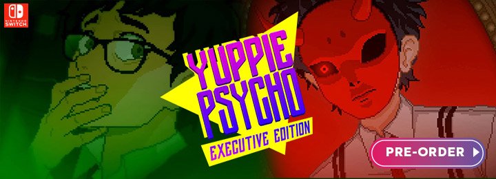 Yuppie Psycho [Executive Edition], Yuppie Psycho Executive Edition, Yuppie Psycho, Switch, Nintendo Switch, screenshots, features, Europe, US, North America, pre-order, Physical Release, Tesura Games, VGNYsoft