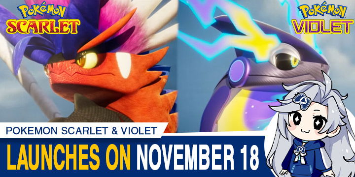 Pokémon Scarlet & Violet will release on November 18