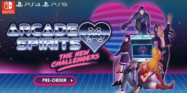 Arcade Spirits: The New Challengers, PlayStation 5, PlayStation 4, Nintendo Switch, Europe, PS5, PS4, Switch, Fun Stock, gameplay, features, release date, price, screenshots