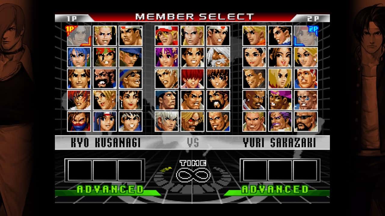 KOF '98 UM - Kyo & EX Kyo Full Move List + Story(Description Box Text) 