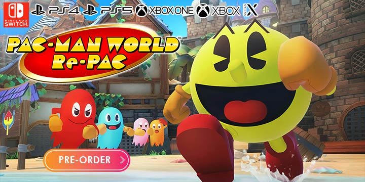 Pac-Man World: Re-PAC, Pac-Man World Re-PAC, PacMan World Re-PAC, Pac-Man World, PS5, PlayStation 5, PS4, PlayStation 4, XONE, Xbox One, XSX, Xbox Series, Switch, Nintendo Switch, Asia, Japan, US, North America, release date, price, pre-order now, Screenshots, trailer, features, Bandai Namco, now production, Pac-Man World Remake, PAC-MAN WORLD Re-PAC（パックマンワールド リ・パック）, パックマンワールド リ・パック