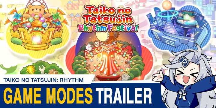 Taiko no Tatsujin, Taiko no Tatsujin: Rhythm Festival, Bandai Namco Games, Asia, Japan, US, Europe, gameplay, features, release date, price, trailer, screenshots, Nintendo Switch, Switch, update, Game Mode trailer