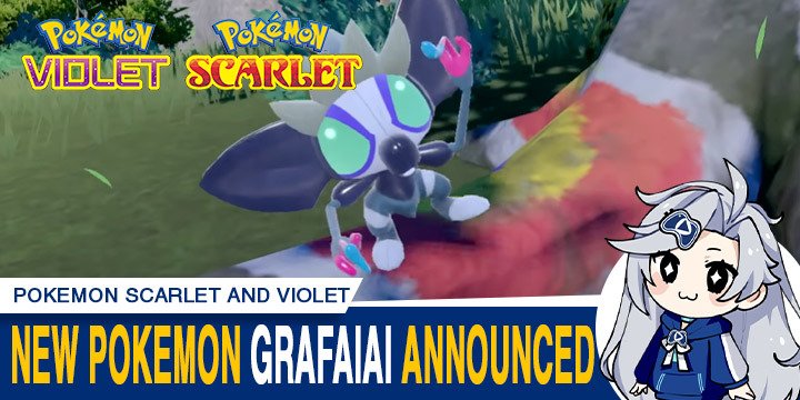 New Poison type Pokemon Grafaiai is coming to Pokemon Scarlet and Violet