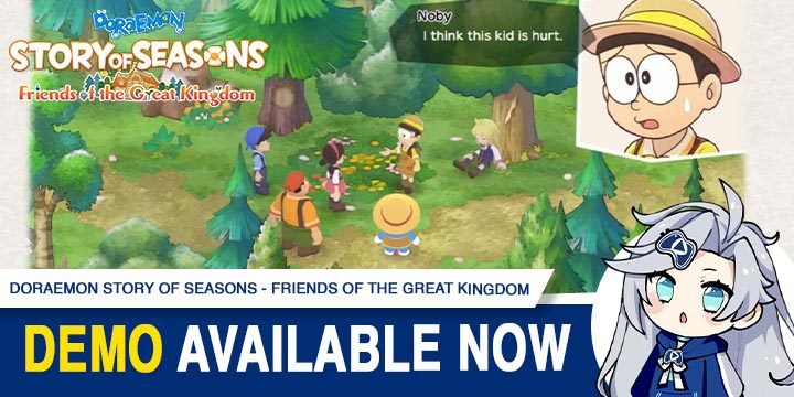 Doraemon: Story of Seasons - Friends of the Great Kingdom, Doraemon, Doraemon: Story of Seasons, Nintendo Switch, Switch, PS5, PlayStation 5, Bandai Namco, gameplay, features, release date, price, trailer, screenshots, update, demo