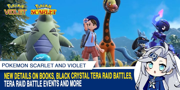 Pokemon, Pokemon Scarlet, Pokemon Violet, Scarlet, Violet, The Pokemon Company, Nintendo Switch, Switch, US, Europe, update, release date, price, trailer, screenshots, ypdate, Japan, Asia, new details, version 1.0.1, books