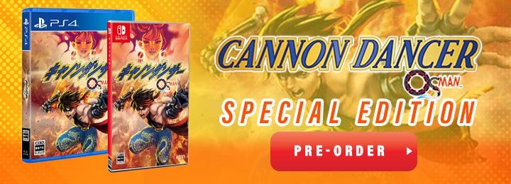 Osman, Cannon Dancer, Strider, キャノンダンサー, Nintendo Switch, Switch, PS4, PlayStation 4, release date, price, trailer, screenshots, US, Japan, Features, ININ Games, Standard Edition, Special Edition